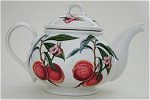 Pomona  Peaches Teapot